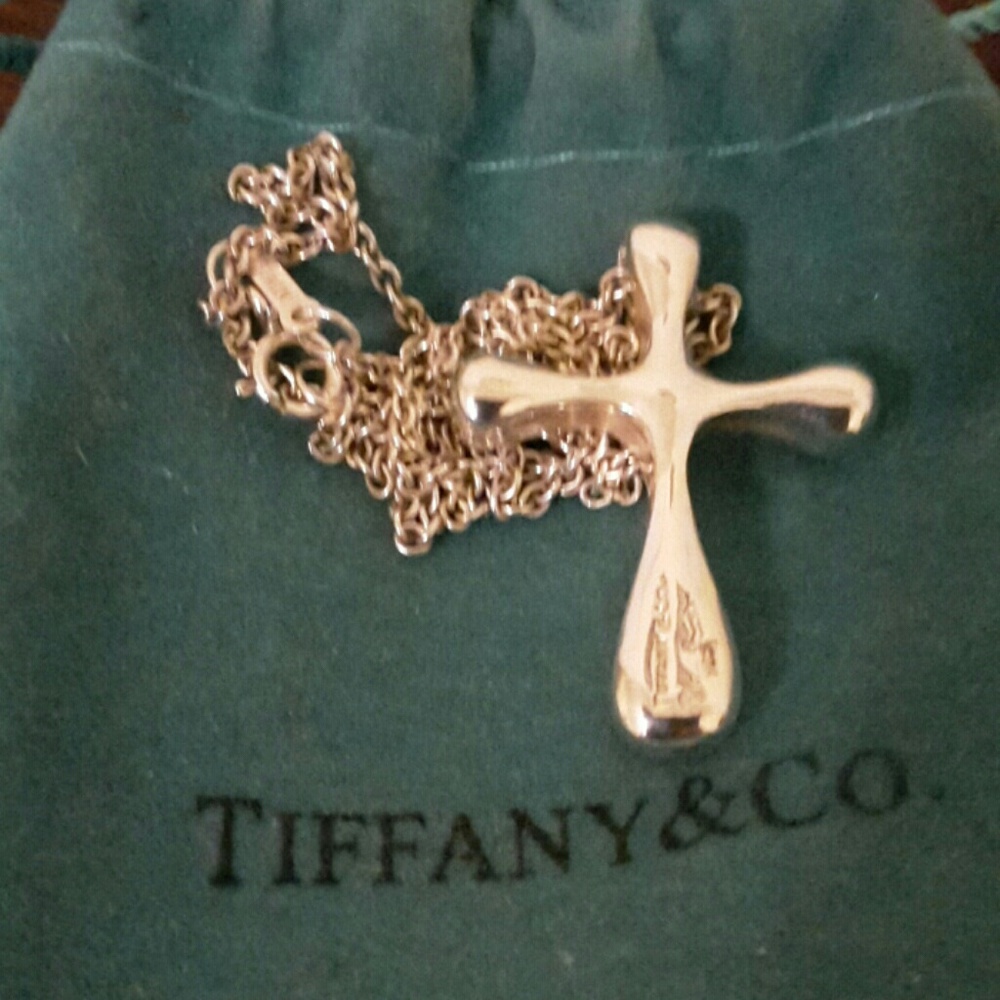 Tiffany & co cross necklace